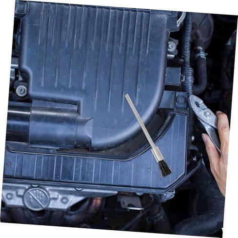 PRETYZOOM 10pcs Industrial Wire Brush with Long Handle Steel Bristles Cleaning Tool for Welders Drill Compatible Round Wire Brushes for Rust Removal and Paint Surface Maintenance in Saudi Arabia