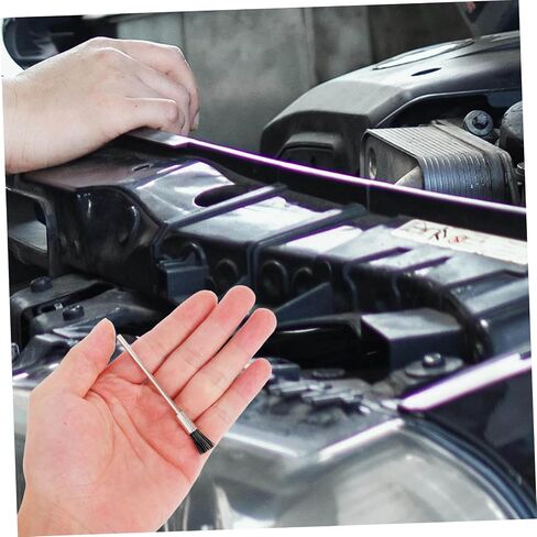 PRETYZOOM 10pcs Industrial Wire Brush with Long Handle Steel Bristles Cleaning Tool for Welders Drill Compatible Round Wire Brushes for Rust Removal and Paint Surface Maintenance in Saudi Arabia