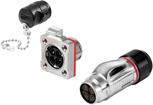 Aviation BD20 metal straight 2-14 core reverse mount solar automation industrial connector(9 core) in Saudi Arabia