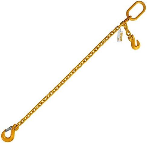 Grade 80 5/16"X4' Chain Sling Adjustable Single Leg with Sling Hook 4500 LBS in Kuwait