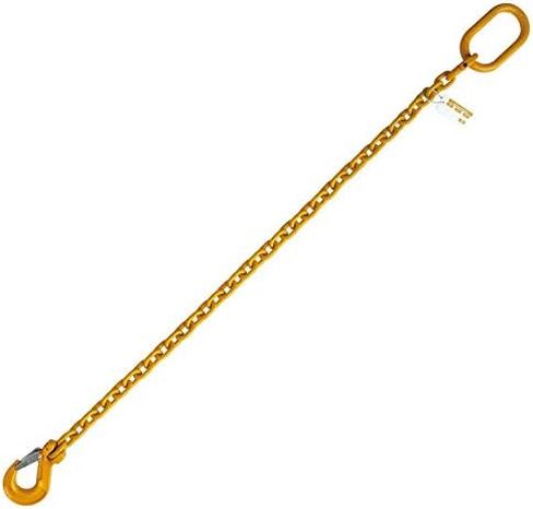 Grade 80 5/16"X4' Chain Sling Adjustable Single Leg with Sling Hook 4500 LBS in Kuwait