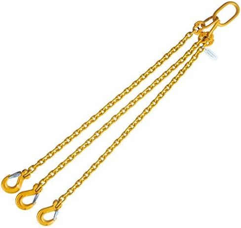 Grade 80 5/16"X4' Chain Sling Adjustable Single Leg with Sling Hook 4500 LBS in Kuwait