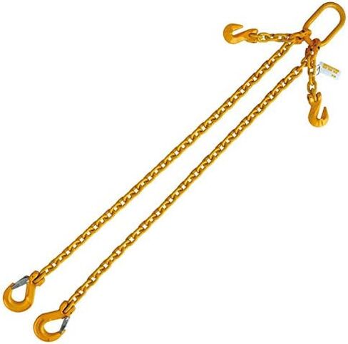 Grade 80 5/16"X4' Chain Sling Adjustable Single Leg with Sling Hook 4500 LBS in Kuwait