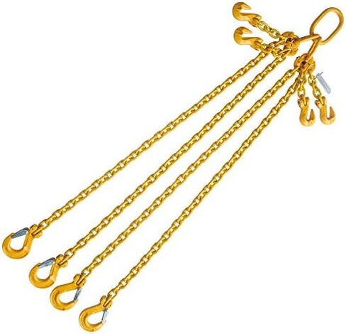 Grade 80 5/16"X4' Chain Sling Adjustable Single Leg with Sling Hook 4500 LBS in Kuwait