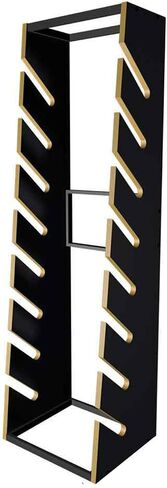 8-layer Skateboard Rack,Wooden Snowboard Display Cabinet,Floor-standing Surfboard Rack,can Store and Display 8 Pieces,Easy to Install in Saudi Arabia