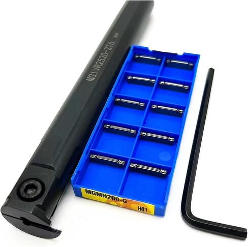 MGIVR GROOVING TOOL MGIVR2016 MGIVR2520 لـ MGMN200 H01 Carbide إدراج Mgivr Straight Shank Transe Tool Bar (فقط 10pc إدراج) in Saudi Arabia