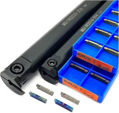 MGIVR GROOVING TOOL MGIVR2016 MGIVR2520 لـ MGMN200 H01 Carbide إدراج Mgivr Straight Shank Transe Tool Bar (فقط 10pc إدراج) in Saudi Arabia