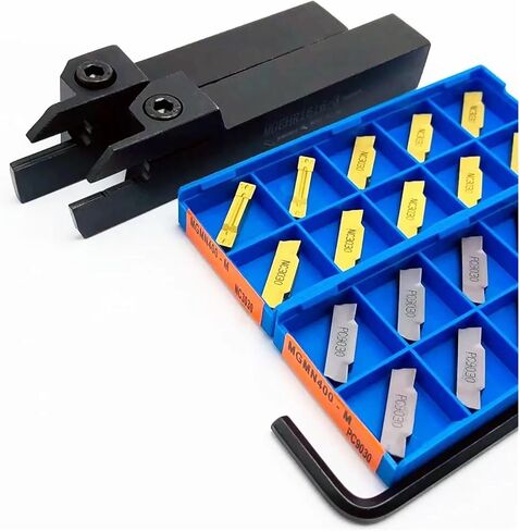 Slotted Tool Handle MGEHR1616-1.5 MGEHR1616-2 MGEHR1616-3MGEHR1616 Carbide Slotted Insert MGMN150 MGMN200 MGMN300 MGMN400(10PCS Insert,MGEHR1616-2) in Saudi Arabia