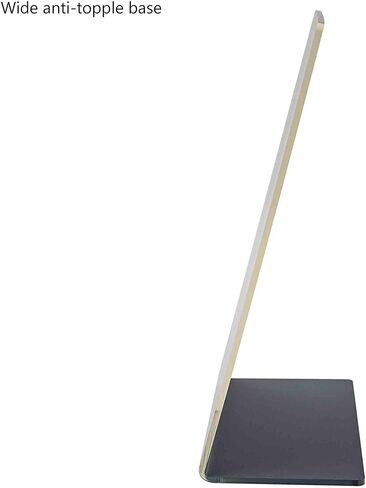 Marketing Holders Acrylic Mirror for Countertops 5" x 7" Free Standing Single Sided Slant Back Self-Portrait Reflective Display in Saudi Arabia