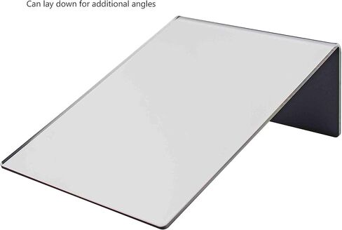 Marketing Holders Acrylic Mirror for Countertops 5" x 7" Free Standing Single Sided Slant Back Self-Portrait Reflective Display in Saudi Arabia
