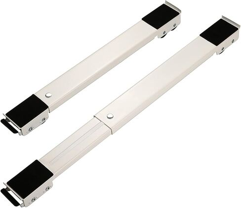 Appliance Roller,Washing Machine Base,Washing Machine Stand Mobile Roller,Adjustable Furniture Dolly Base,with Brake,for Washing Machine, Dryer and Refrigerator,White,A in Kuwait