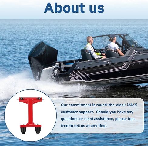 Iridesc 240110 4-Stroke Transom Saver Motor ، متوافق مع Merc-Y 75/90/115/225/225/230hp و V6 175hp ، إطار من الفولاذ المقاوم للصدأ ، in Kuwait