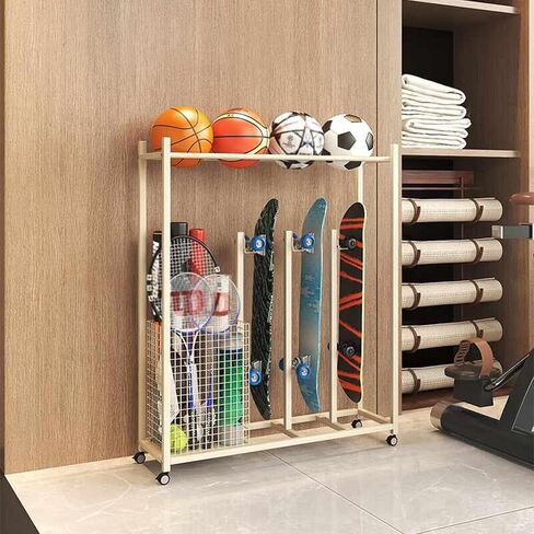 Skateboard Rack,Snowboard Rack Floor Stand,Surfboard Storage Rack,Easy Installation,for Homes Garages Skate Shops(Gold) in Saudi Arabia