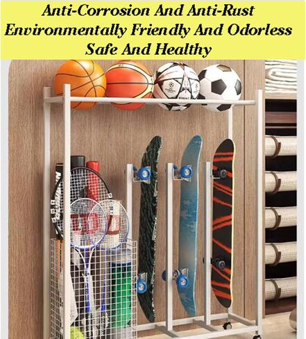 Skateboard Rack,Snowboard Rack Floor Stand,Surfboard Storage Rack,Easy Installation,for Homes Garages Skate Shops(Gold) in Saudi Arabia