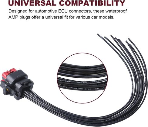 ECU Connector Pins, Car Waterproof AMP Automotive ECU Connector, Auto Plug Socket Universal Housing, 30CM (23 pin) in Saudi Arabia