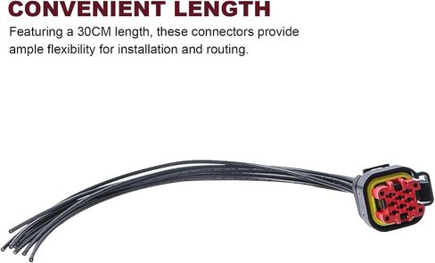 ECU Connector Pins, Car Waterproof AMP Automotive ECU Connector, Auto Plug Socket Universal Housing, 30CM (23 pin) in Saudi Arabia