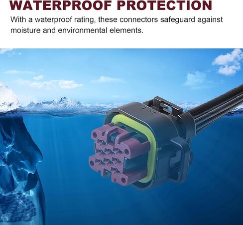 ECU Connector Pins, Car Waterproof AMP Automotive ECU Connector, Auto Plug Socket Universal Housing, 30CM (23 pin) in Saudi Arabia