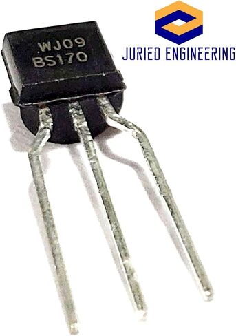 BS170 Small Signal MOSFET 500 mA, 60 Volts N-Channel Enhancement Mode Field Effect Transistor to−92 (to−226) (Pack of 5) in Saudi Arabia
