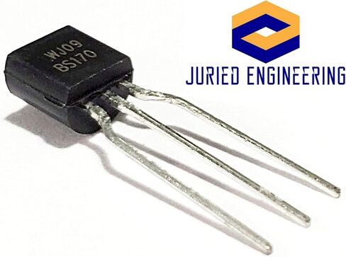 BS170 Small Signal MOSFET 500 mA, 60 Volts N-Channel Enhancement Mode Field Effect Transistor to−92 (to−226) (Pack of 5) in Saudi Arabia
