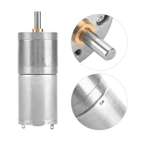 1pcs 25mm DC 12V 25GA-370 محرك التروس المعدني منخفض السرعة ، للقفل الإلكتروني ، والروبوت ، والستارة الكهربائية ، والباب الكهربائي (12V 300 دورة في الدقيقة) ، ومحرك موجه in Saudi Arabia