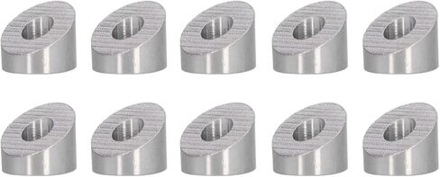 aqxreight 10Pcs Angle Beveled Wa Stainl Steel High Tensile Strength Weatherproof Rustproof 30 Degree Washer1 8 Angle Beveled Washer30 Degree WasherAngled WashersBeveled Washer25 30 35 (1/8) in Saudi Arabia