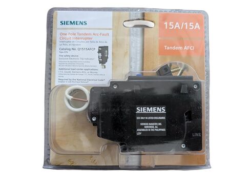 Siemens One Pole Tandem Arc-Fault Circuit Interupter - 15Amp/15Amp in Saudi Arabia