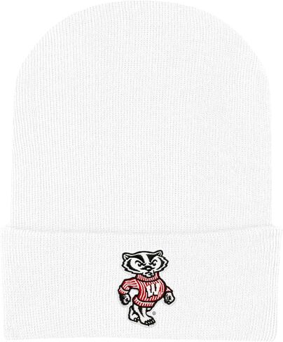 College Baby NCAA CAP المتماسك للرضع رسميًا-بيني المطرزة للبريميس والموظف الجديد (0-3 أشهر)-قبعات طوال الموسم للبنين والبنات ، المولود الجديد (0-3 أشهر) in Saudi Arabia