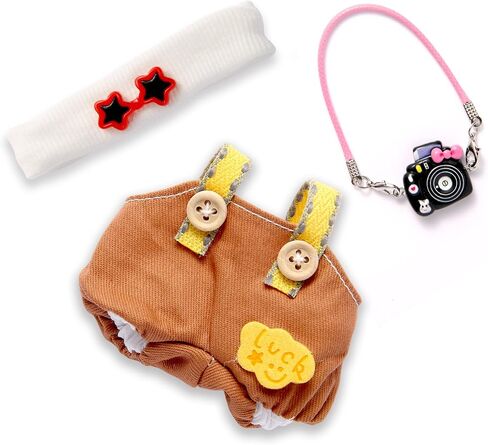 مجموعة Doll Outfit للدمى التي يبلغ طولها 17 سم ، وقطنتان ملابس مخصصة للدمى ، وفساتين الأزياء الممتازة لبدلة الملحقات للدمى (لا دمية) (وردي) in Saudi Arabia