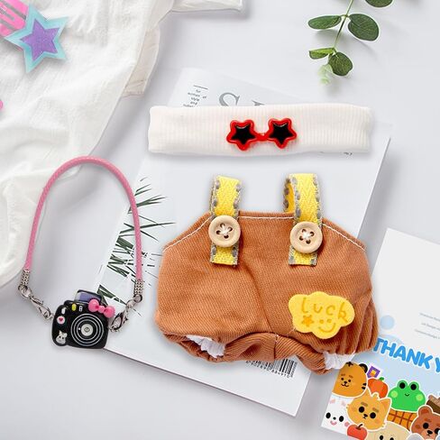 مجموعة Doll Outfit للدمى التي يبلغ طولها 17 سم ، وقطنتان ملابس مخصصة للدمى ، وفساتين الأزياء الممتازة لبدلة الملحقات للدمى (لا دمية) (وردي) in Saudi Arabia