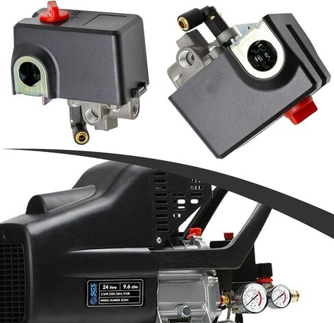 مفتاح ضغط ضاغط الهواء 26 أمبير 120/240 فولت 120-155 PSI بديل لـ Condor MDR 11/11 EA in Saudi Arabia