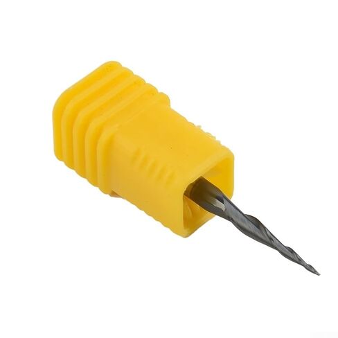 Carbide Ball Nose Tapered End Mill 1/8 Inch Shank 2 Flutes CNC Router Bit with for TiAlN Coating for Milling Cast Iron Steel HRC55 Cutting Length 15mm in Saudi Arabia