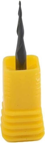 Carbide Ball Nose Tapered End Mill 1/8 Inch Shank 2 Flutes CNC Router Bit with for TiAlN Coating for Milling Cast Iron Steel HRC55 Cutting Length 15mm in Saudi Arabia