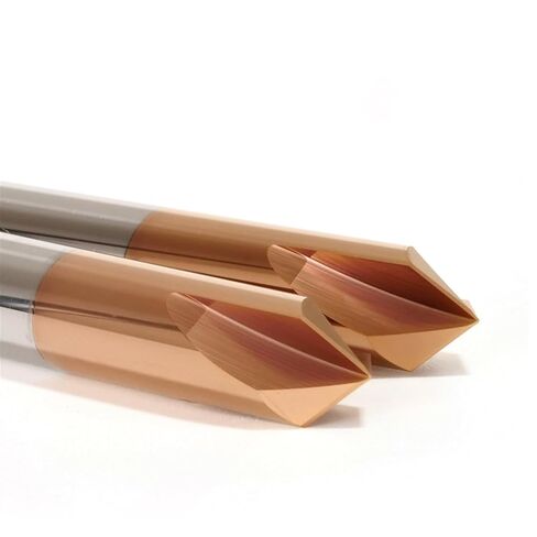 90 درجة Deburring End Mill 1PCS (كربيد HRC45،4x50L) in Kuwait