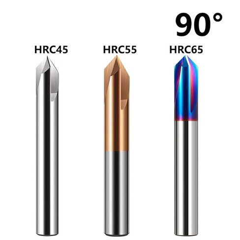 90 درجة Deburring End Mill 1PCS (كربيد HRC45،4x50L) in Kuwait