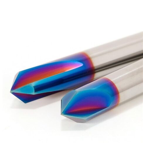 90 درجة Deburring End Mill 1PCS (كربيد HRC45،4x50L) in Kuwait