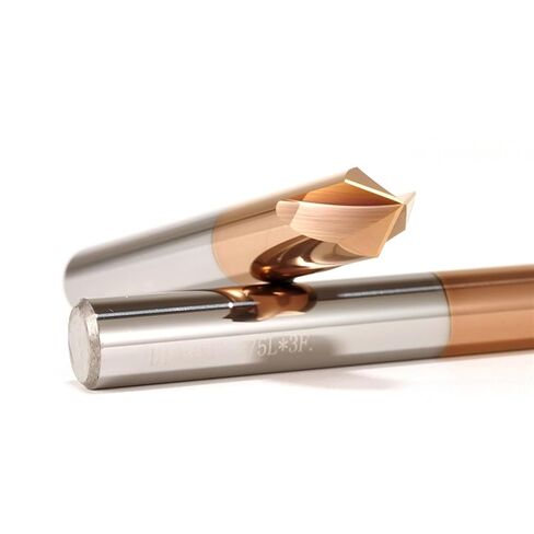 90 درجة Deburring End Mill 1PCS (كربيد HRC45،4x50L) in Kuwait