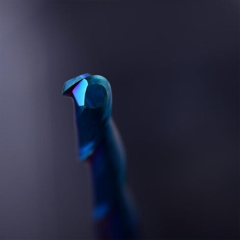 1 Degree Tapered Ball Nose CNC Router Bits End Mills Solid Carbide Spiral Up Cut 2D&3D Carving bits 1/4 Inch Shank with 1/8 Diameter Overall Length 3 Inch SQ333 in Saudi Arabia