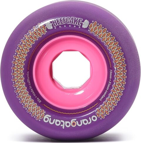 Orangatang Beefcake 73 mm Freeride Longboard Skateboard Wheels (Set of 4) in Kuwait
