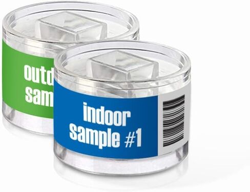 1 ROOM KIT | Test Your Air! Professional Quality Mold Test Kit for Home - All Fees Included - 1, 2 & 3-Room Test Kits & Refills - Reusable BioVac™ Air Sampler - Full Mold Type & Quantity Analysis in Saudi Arabia