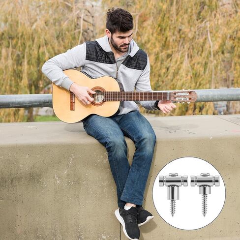 2 Pack String Trees for Electric Guitars Guitar Roller String Retainers Guitar Strings Tree Roller Electric Guitars Parts in Kuwait