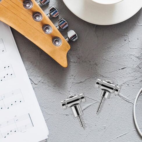 2 Pack String Trees for Electric Guitars Guitar Roller String Retainers Guitar Strings Tree Roller Electric Guitars Parts in Kuwait