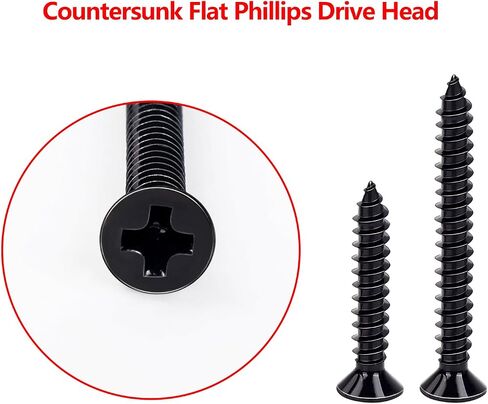 Banworks Imperial Guitar Humbucker Pickup Frame Mounting Screws Set Flat Head Countersunk Pickup Ring Mounting Screws Kit for Gibson Les Paul SG 10pcs Long + 10pcs Short Screws JT/SYQLS-03 Golden in Saudi Arabia
