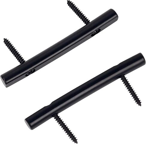 Banworks Copper Guitar String Guide Retainer Bar String Tension Bars for Electric Guitars Pack of 2 JT/YXK-03 (Black) in Saudi Arabia