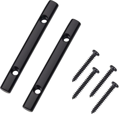 Banworks Copper Guitar String Guide Retainer Bar String Tension Bars for Electric Guitars Pack of 2 JT/YXK-03 (Black) in Saudi Arabia