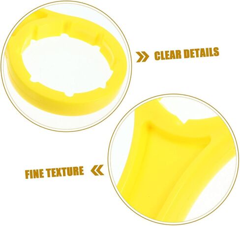 Amosfun 2pcs Plastic Bucket Lid Opener Wrench Effortless Can Top Remover for Hand Held Lid Opener Tool in Saudi Arabia