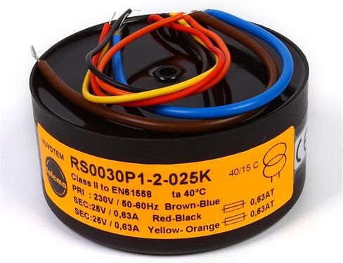 30W Dual 6V 9V 12V 15V 18V 25V Toroidal Transformer Cow 30va (Dual 20V) in Kuwait