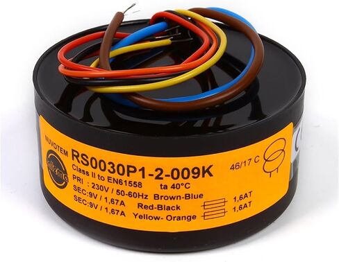 30W Dual 6V 9V 12V 15V 18V 25V Toroidal Transformer Cow 30va (Dual 20V) in Kuwait
