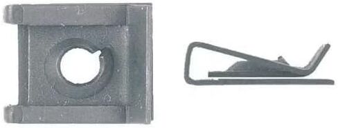 Spring Nut, #14, U Shape, Steel, Phosphate Finish, 25 PK in Saudi Arabia