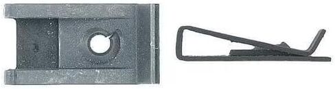 Spring Nut, #8, U Shape, Steel, Phosphate Finish, 100 PK in Saudi Arabia