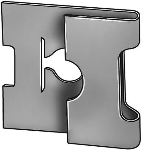 Spring Nut, #8-32, J Shape, Steel, Not Graded, Phosphate Finish, 50 PK in Saudi Arabia